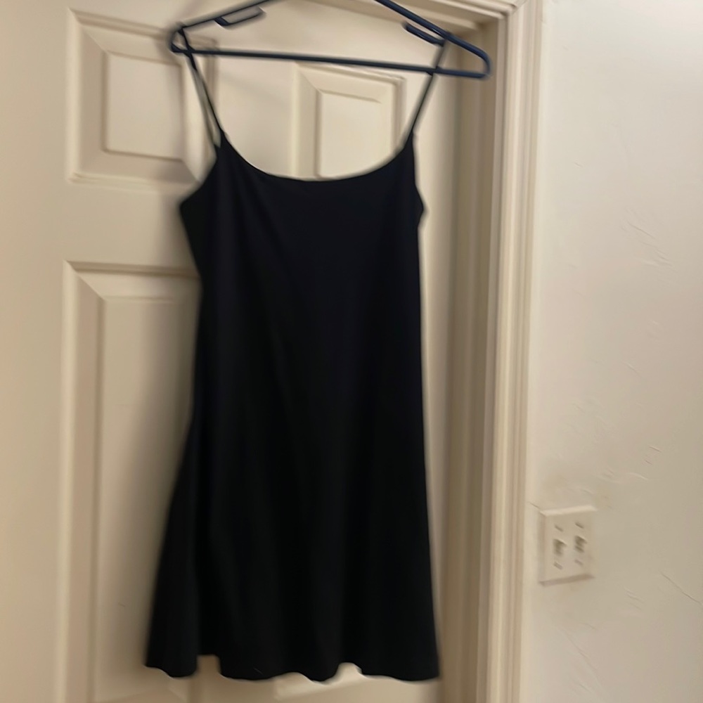 Susana Monaco Thin Strap Slip Dress in Black
